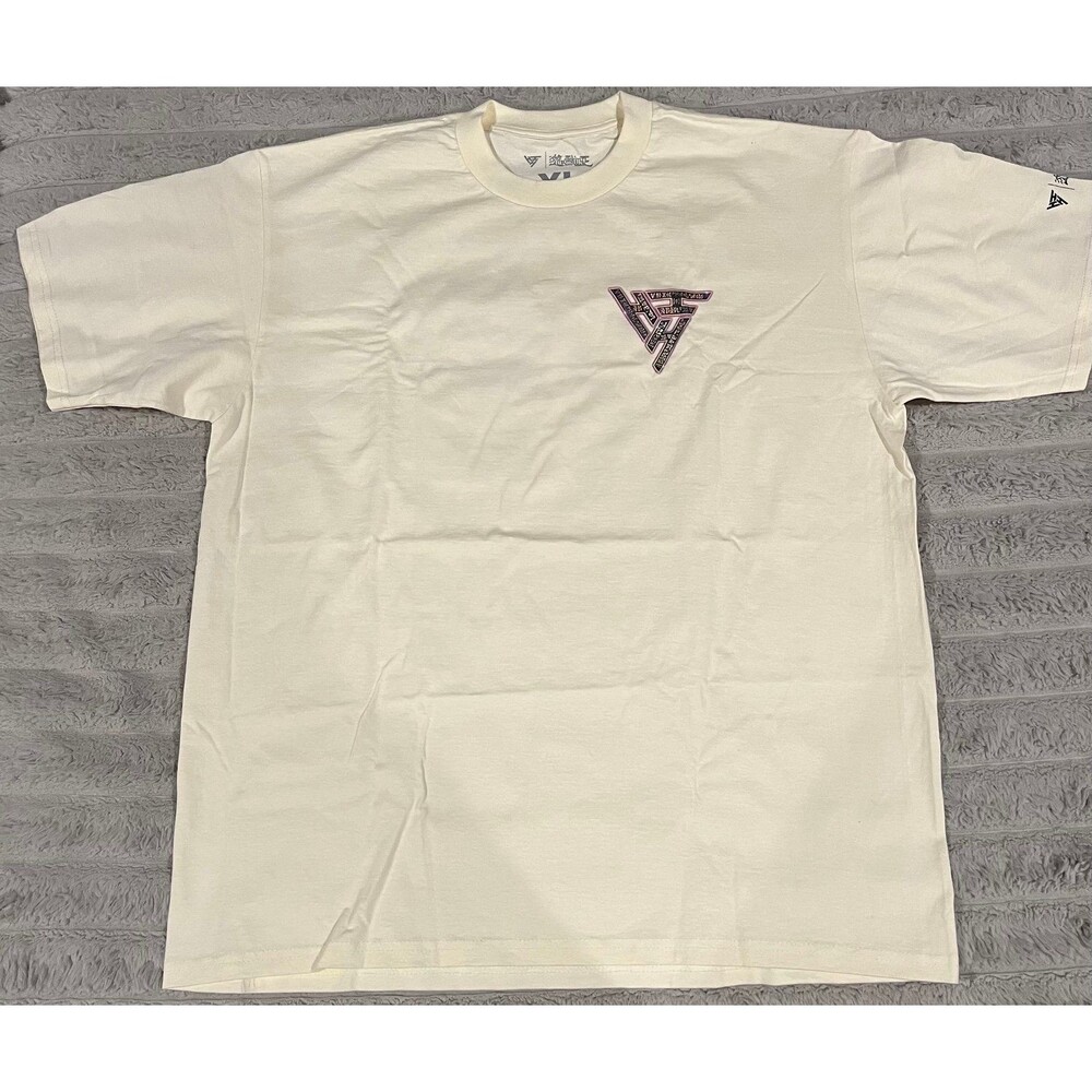 Hypland x Yu-Gi-Oh! Dark Magician Graphic T-Shirt Men’s XL Cream Anime Tee NWOT